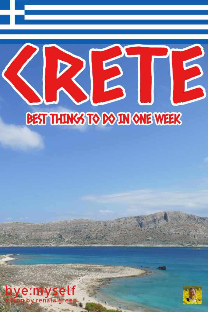Picturesque villages, exceptional beaches, rugged mountains, and enchanting gorges - in my guide, I'm sharing with you the best things to do and the nicest places to see during one week in Crete. #crete #greece #greekisland #island #europe #beaches #hikes #history #byemyself
