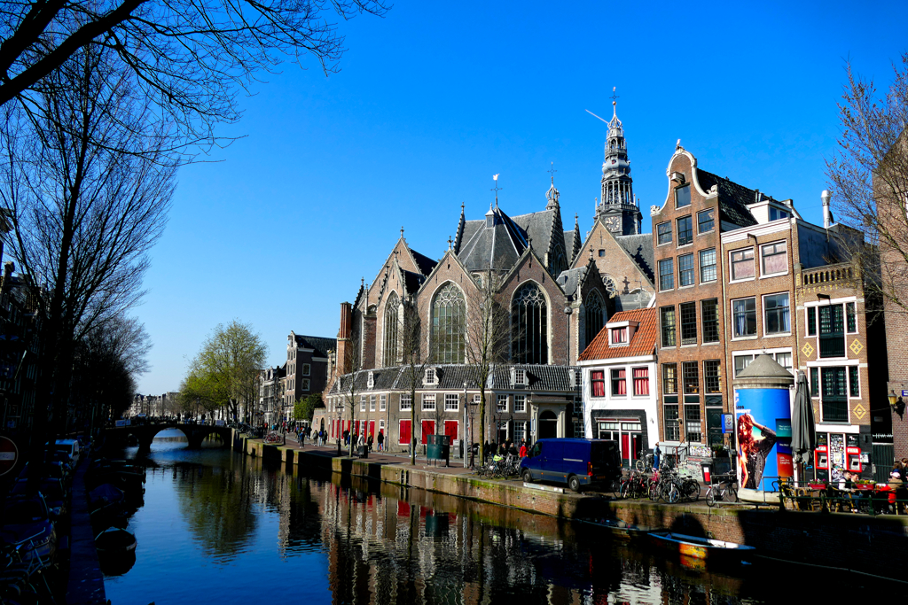 Oude Kerk in Amsterdam.