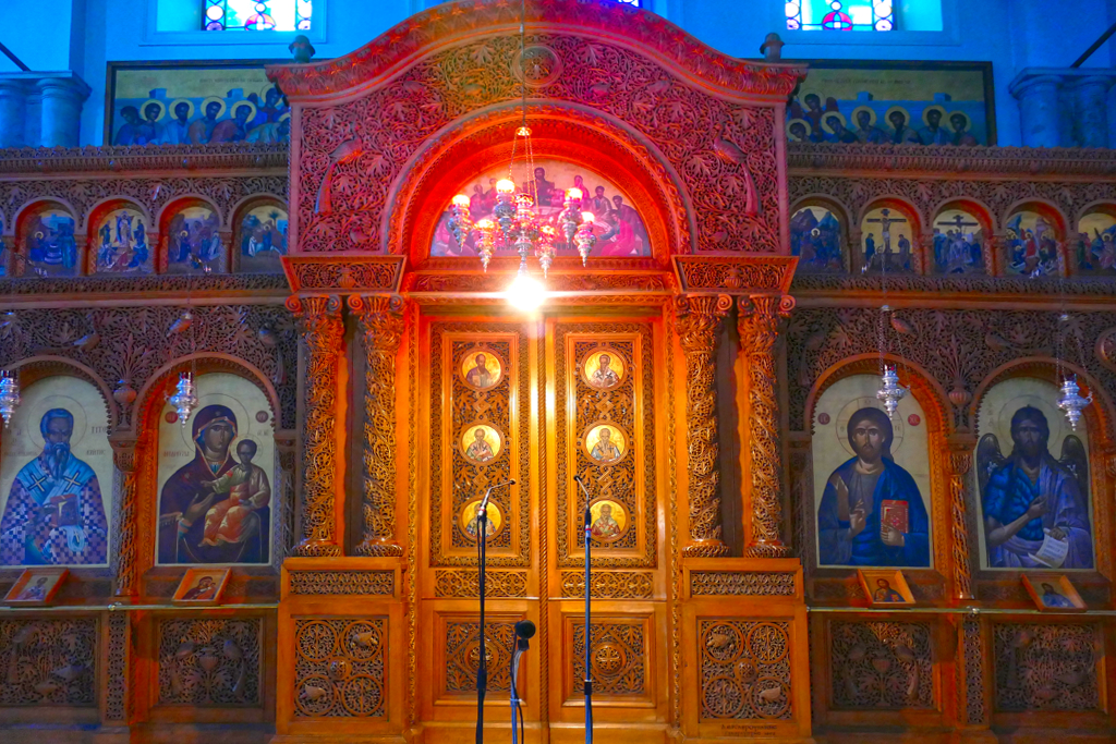 Interior of the Church of Agios Titos
