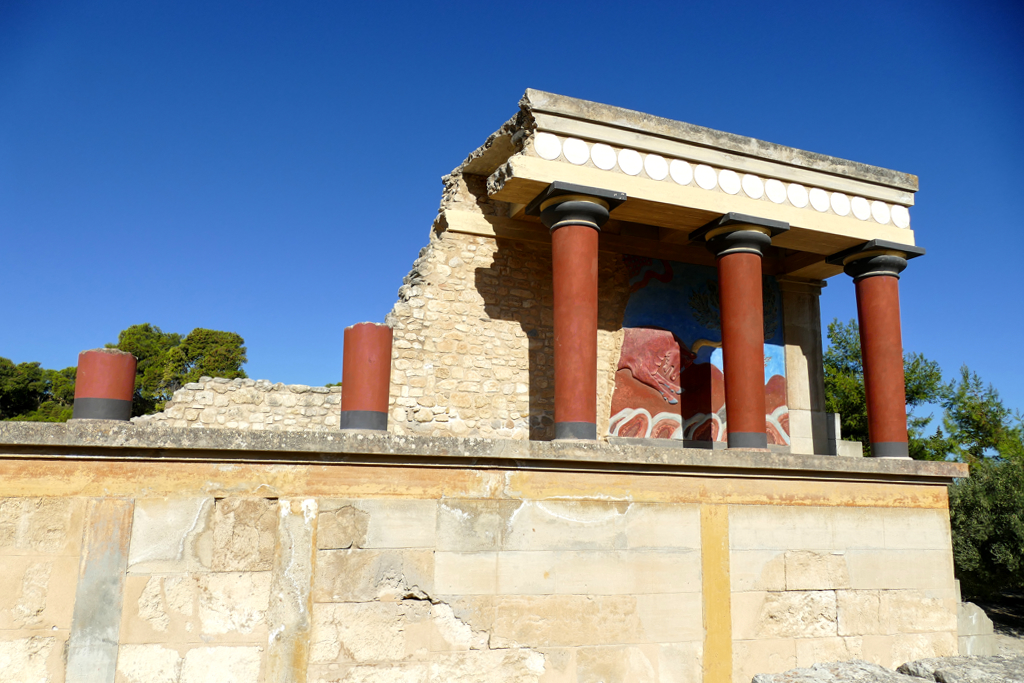 Archeological Site of Knossos in the vicinity of Heraklion