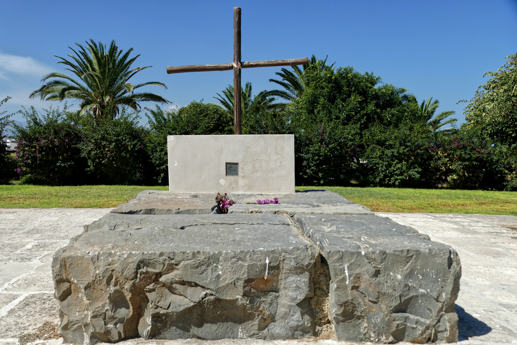 Grave of Nikos Kazantzakis in Heraklion