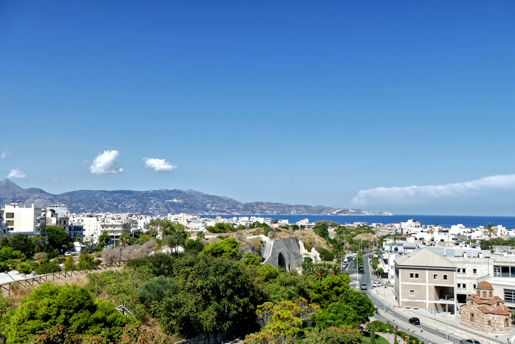 View of Heraklion and its surroundings.