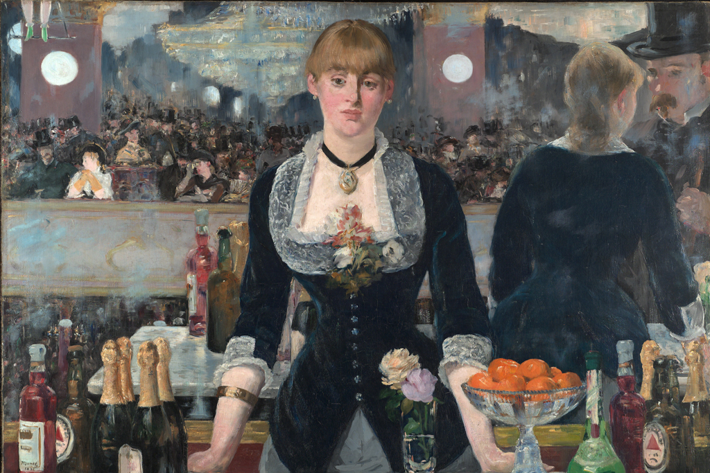 Un bar aux Folies Bergère is considered to be Édouard Manet's last major work. 