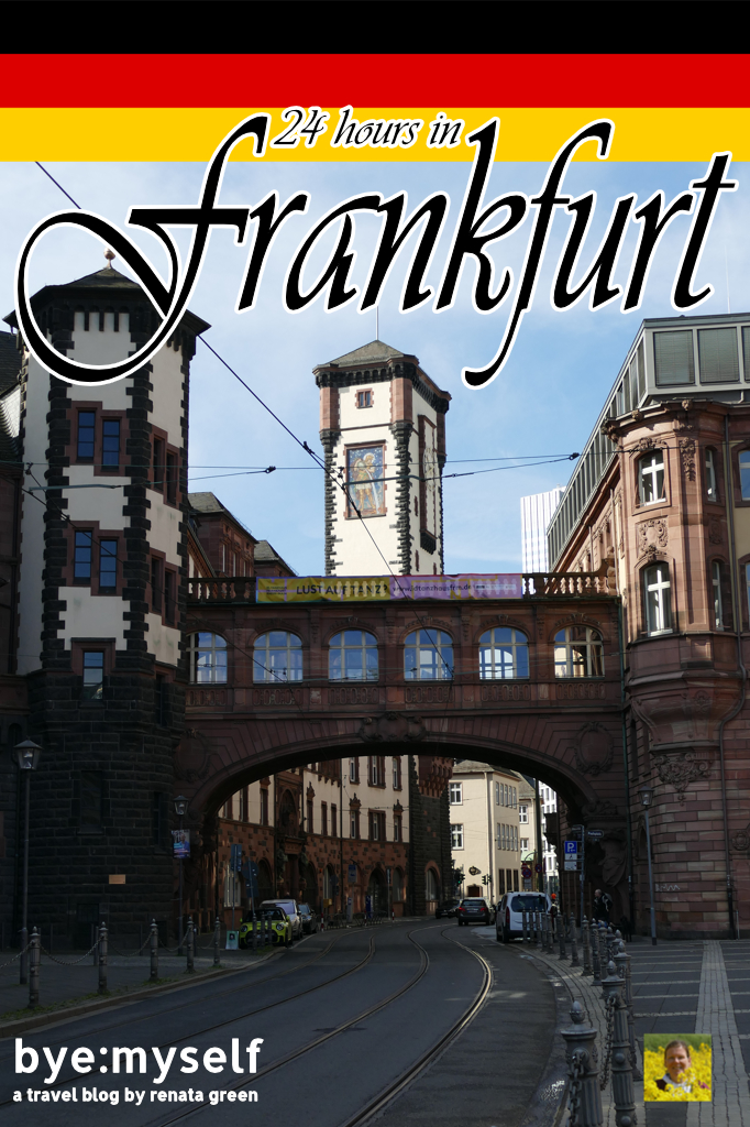 24 hours in Frankfurt is the perfect itinerary for a long layover in the city that's home to Germany's largest airport. #frankfurt #germany #layover #stopover #24hours #daytrip #weekendtrip #byemyself