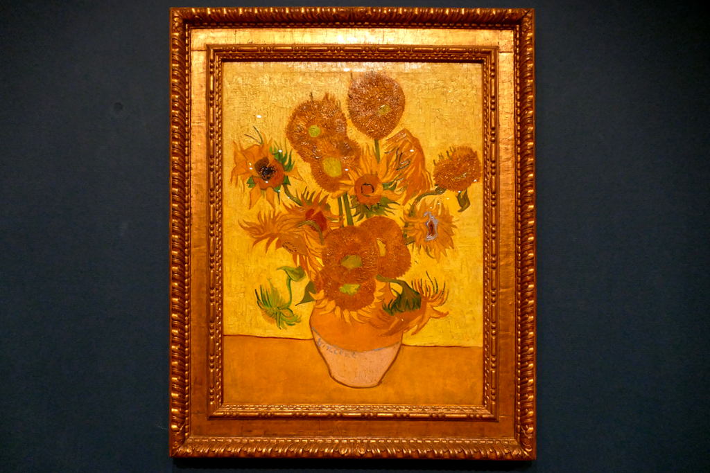 The Sunflowers by Vincent Van Gogh in Amsterdam.