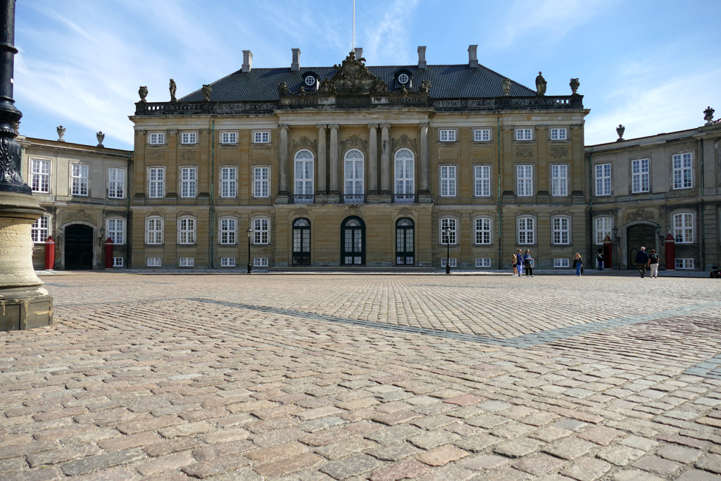 Levetzau's Palace at Amalienborg Square in Copenhagen.