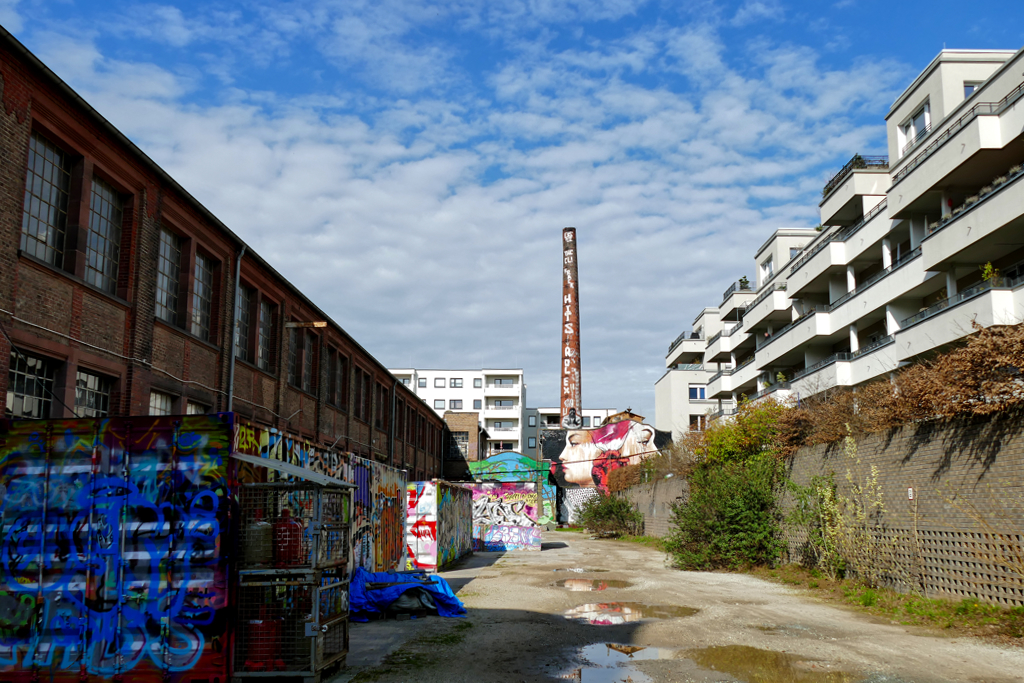 Backside of the Naxos Plant in Frankfurt.