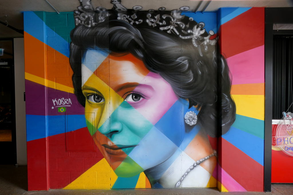 Mural in Camden by Eduardo Kobra.