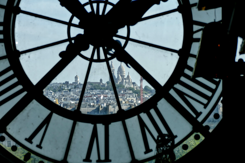 View of Sacre Coeur from the Musee d'Orsay