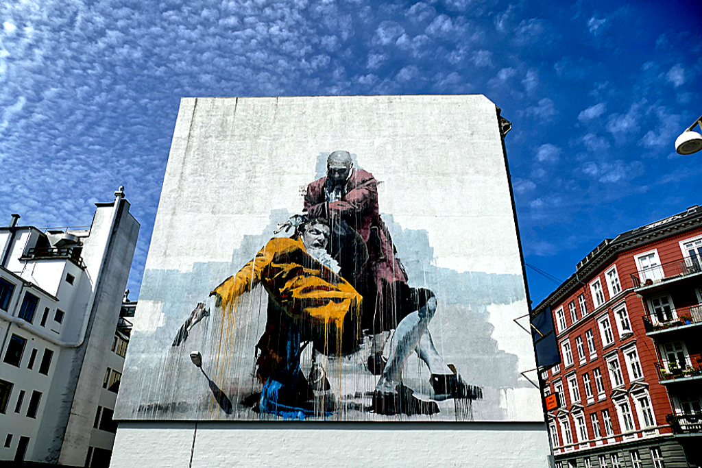 Sreet Art by Conor Harrington in Copenhagen