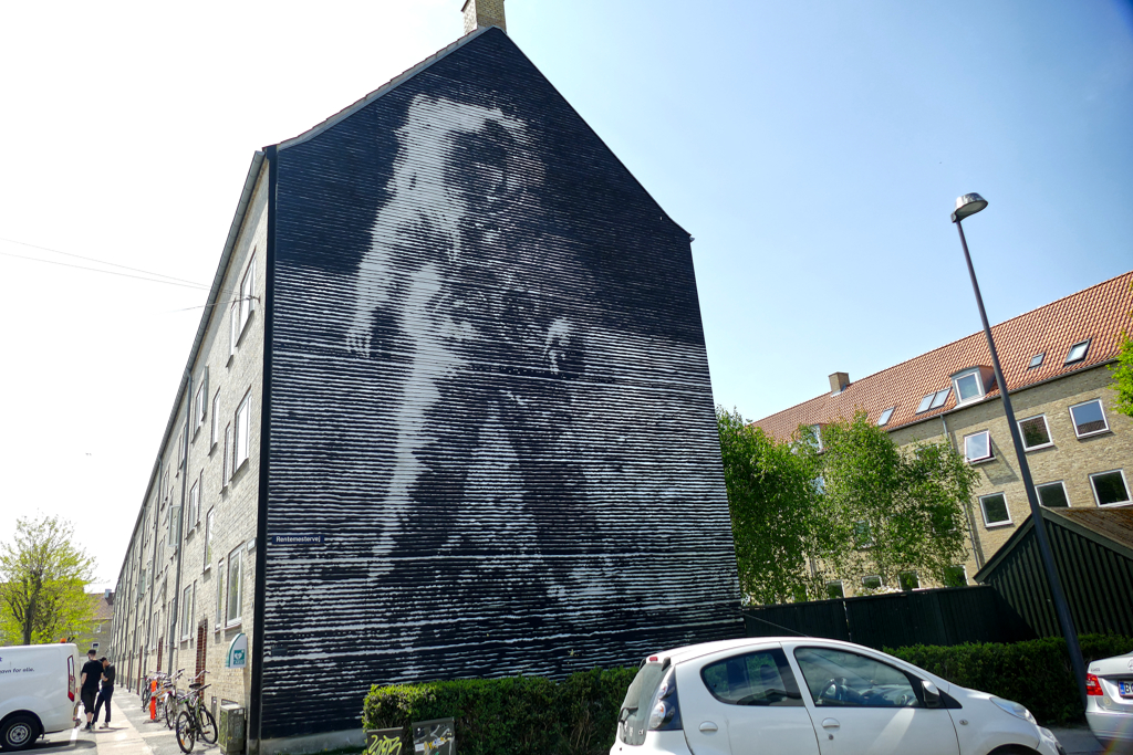Victor Ash at Open Air Gavl Galleri where you find some of the best street art in Copenhagen