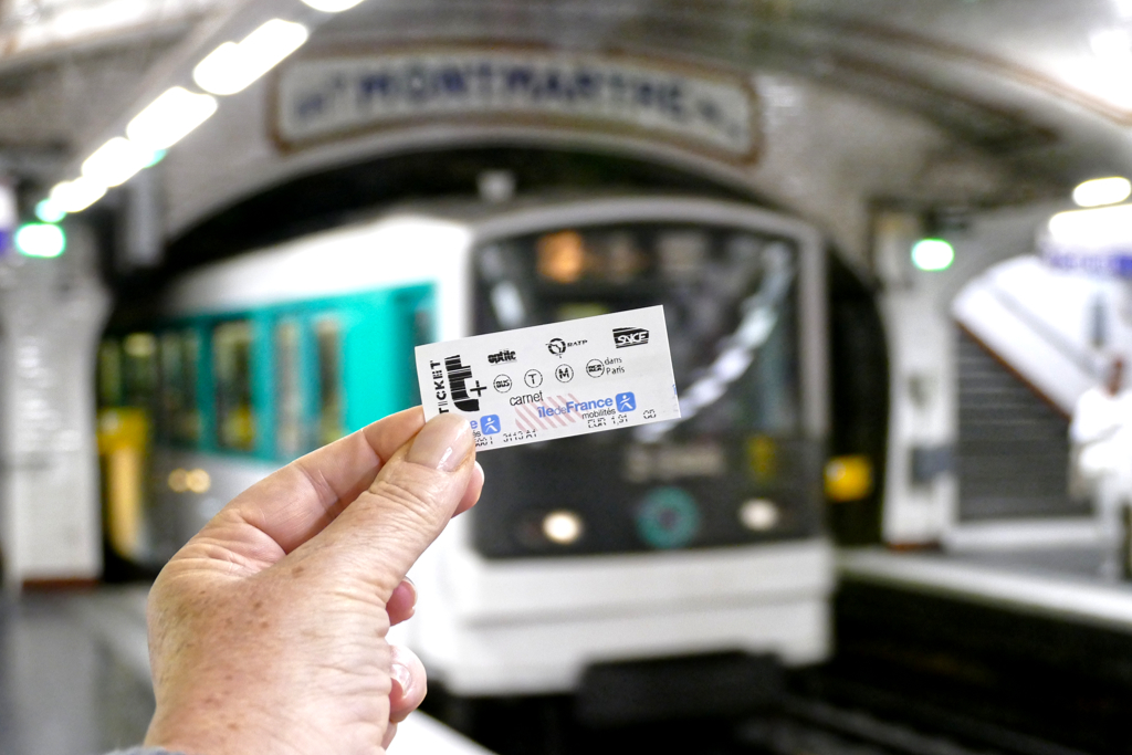 Metro Ticket in Paris. Paris Museum Pass Skip Lines