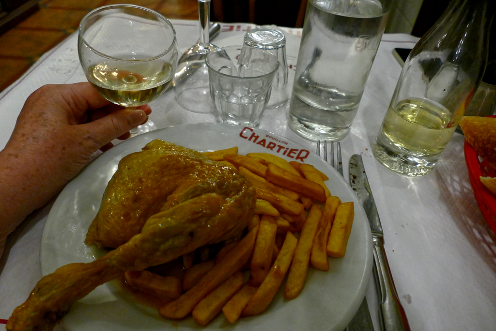 Food in Paris.