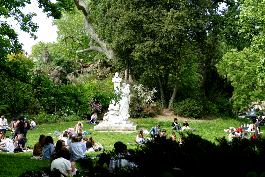 Parc Monceau in Paris.