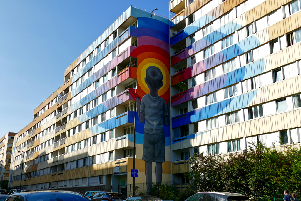 “Gamin de Paris”- “Enter the Vortex” fresque murale de Seth (Julien Malland) Best Street Art Paris