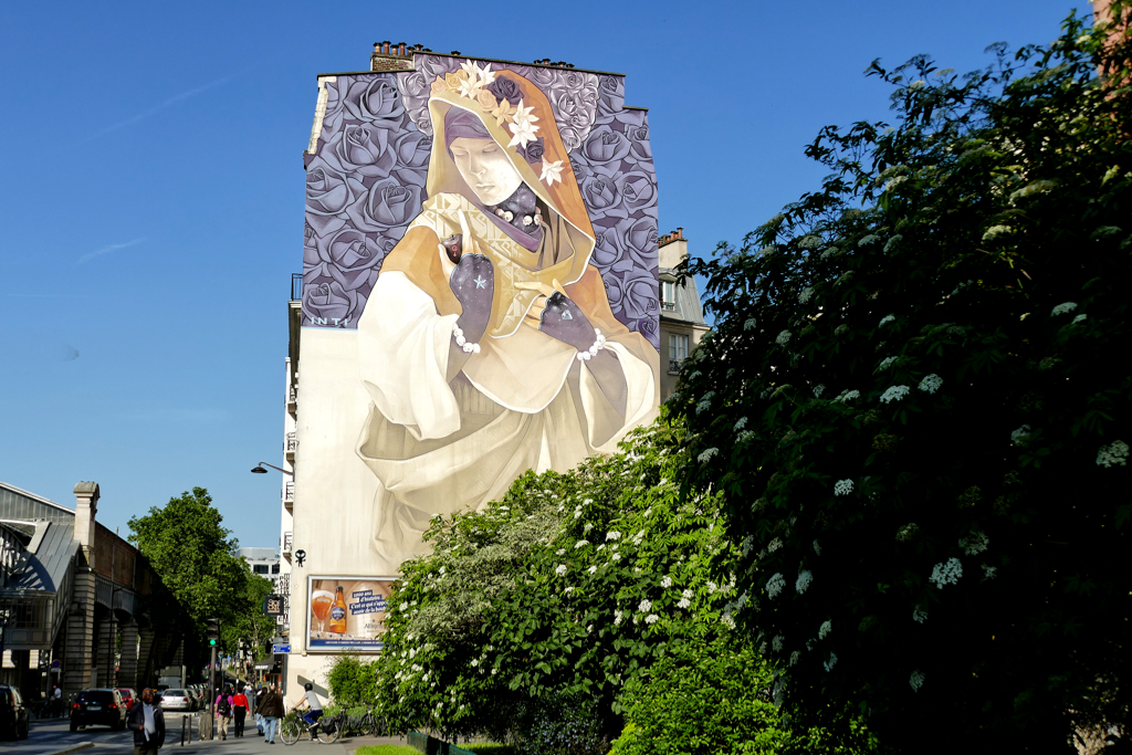 La Madre Secular 2 by INTI. Best Street Art Paris