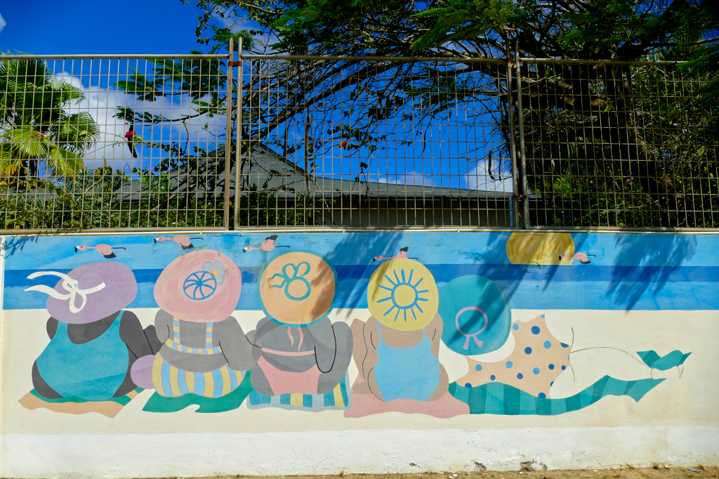Mural by Keila Mensché - Street Food And Urban Art Tour Bonaire