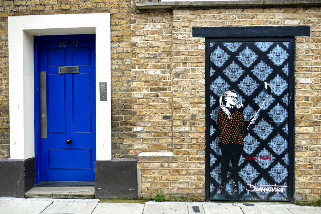 Mural by Dotmasters. Best Street Art in London in the Camden area.