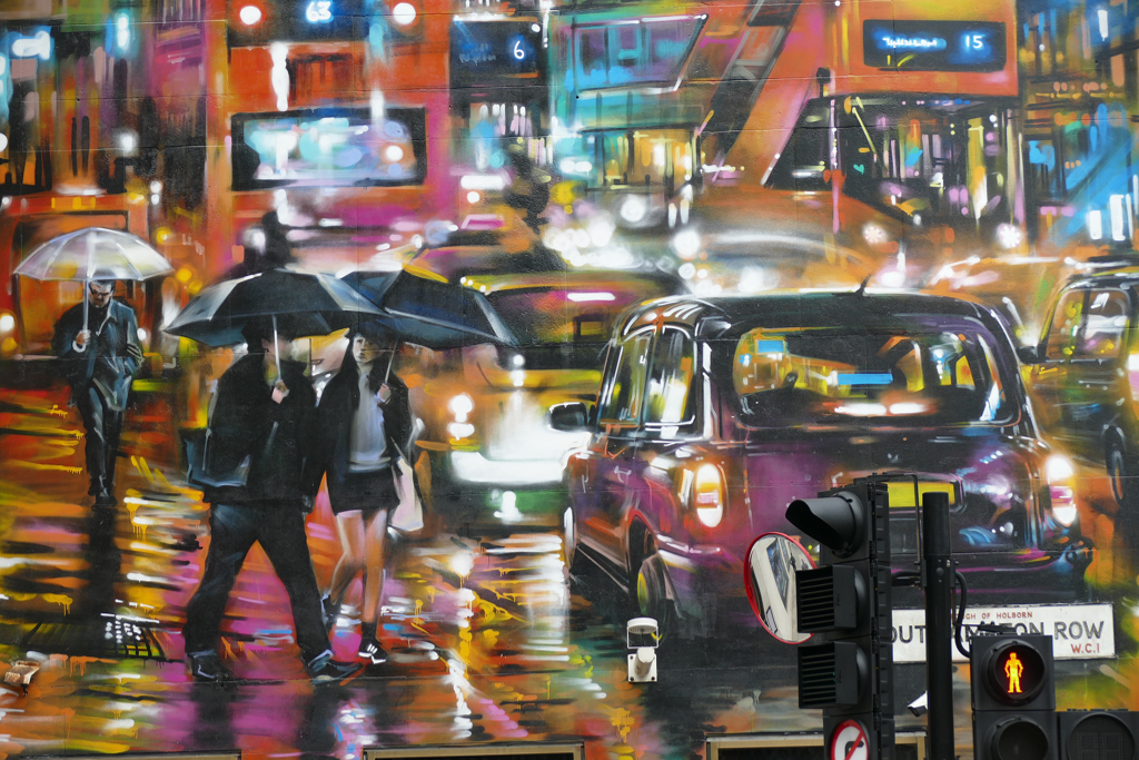 Detail from a Mural by Dan Kitchener.