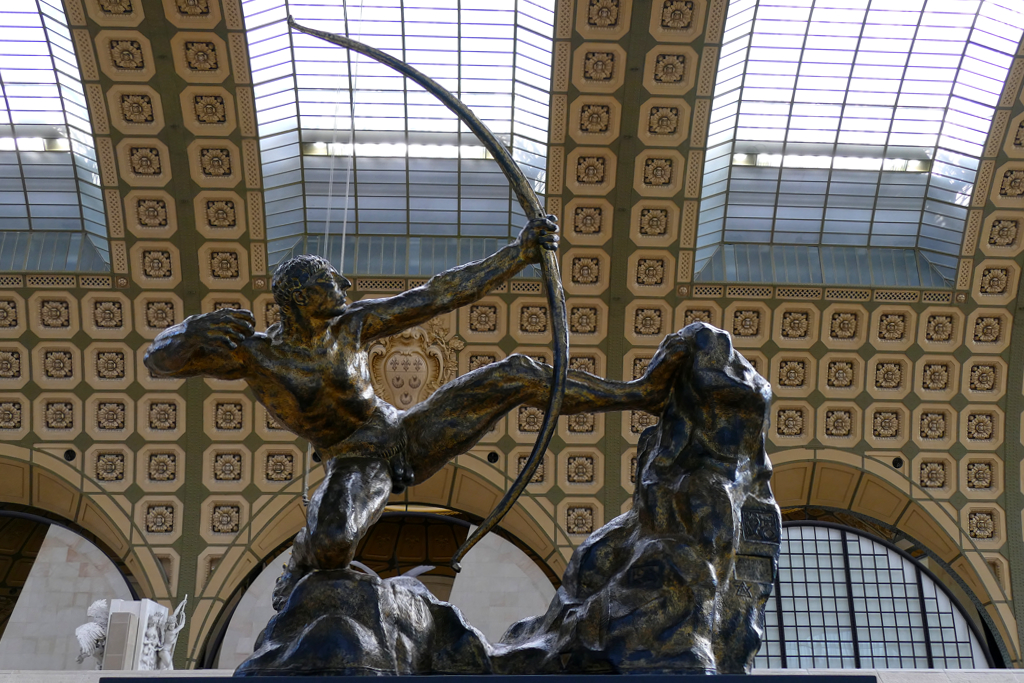 Sculpture by Bourdelle at the Musée d'Orsay.