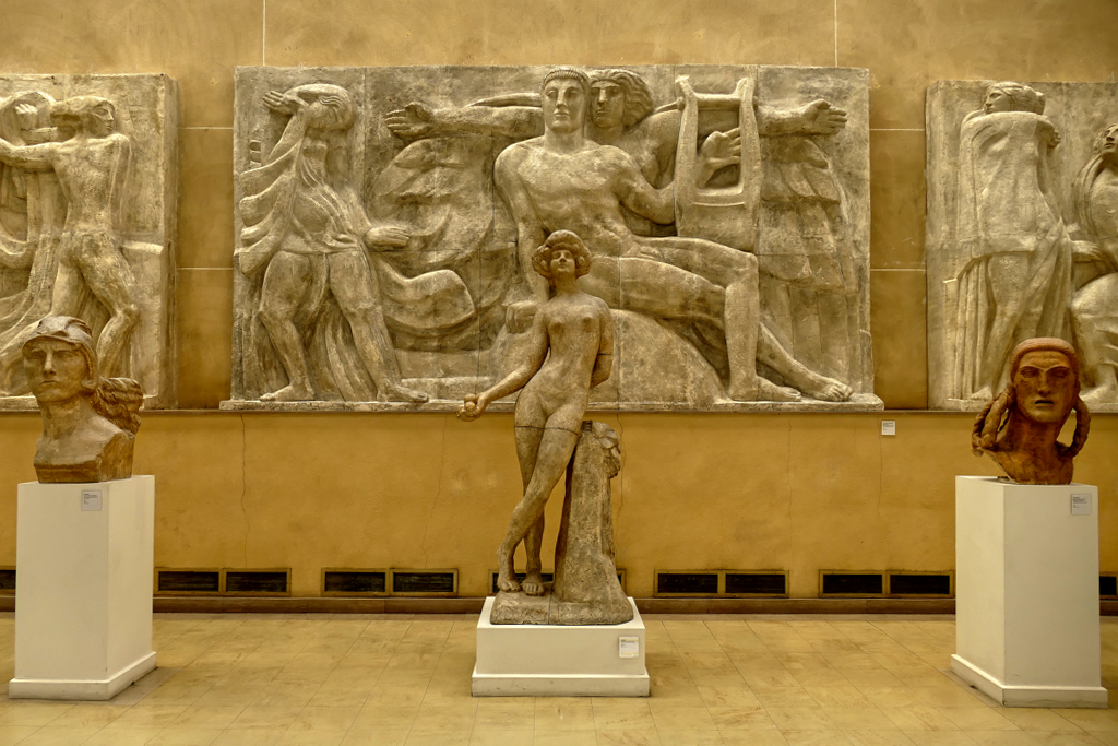 Sculptures and Friezes by Antoine Bourdelle at the Musee Bourdelle in Paris that can be visited for free.