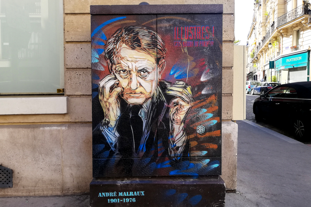Portrait of Georges André Malraux by C215