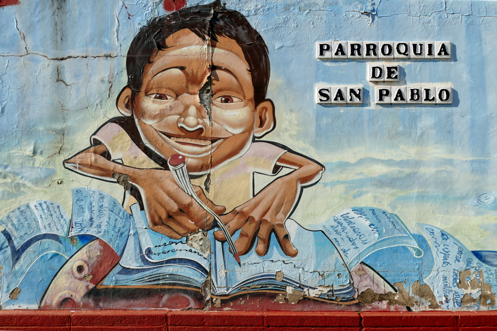 Mural Memorias by Lalone in the Poligono San Pablo in Seville - Best Street Art