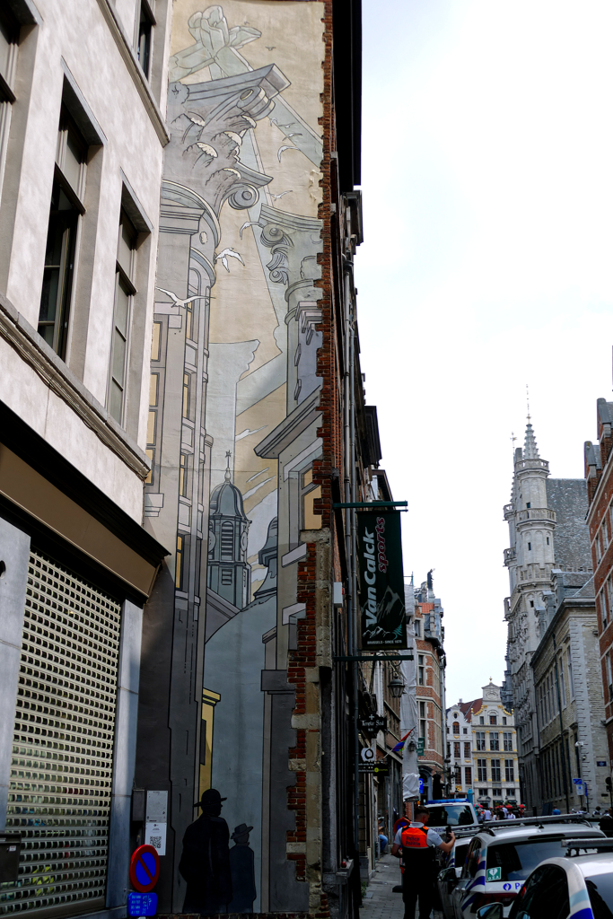 Le Passage on Brussels Comic Book Route