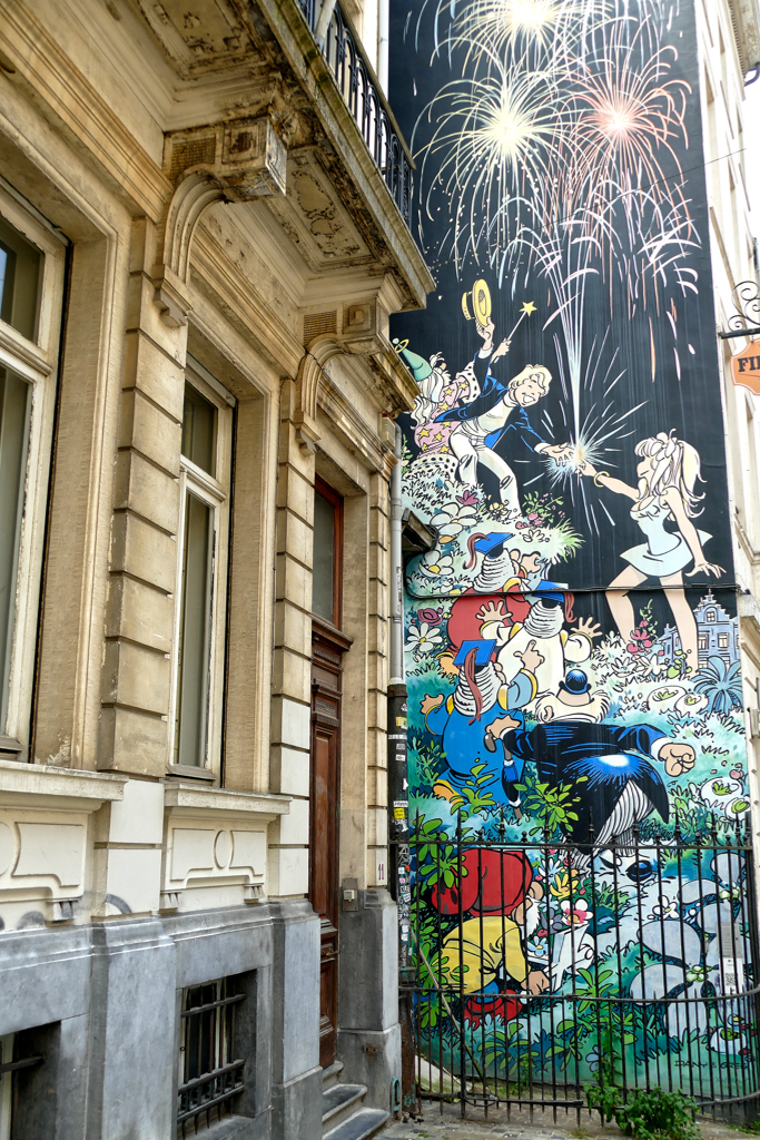 Oliver Rameau on Brussels Comic Book Route