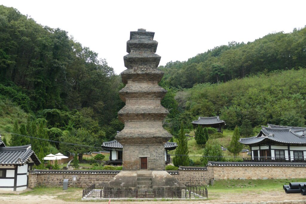 Sinsedong Seven-Story Brick Pagoda in Andong.