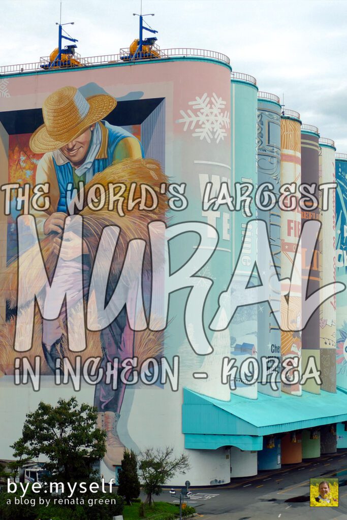 Most people know Incheon as Korea's most important transport hub, but the city is also home to the World's Largest Mural. #incheon #urbanart #streetart #mural #daytrip  #seoul #korea #southkorea #asia #solotravel #femalesolotravel #byemyself