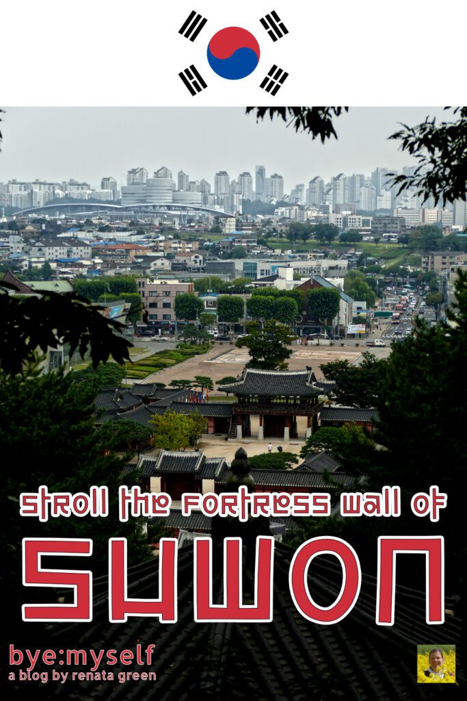 Follow in the footsteps of Korean Royalty on a stroll on top of the Hwaseong Fortress Wall in Suwon. #suwon #heritage #unescoworldheritage #daytrip #citybreak #citytrip #seoul #korea #southkorea #asia #solotravel #femalesolotravel #byemyself