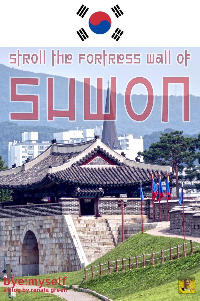 Follow in the footsteps of Korean Royalty on a stroll on top of the Hwaseong Fortress Wall in Suwon. #suwon #heritage #unescoworldheritage #daytrip #citybreak #citytrip #seoul #korea #southkorea #asia #solotravel #femalesolotravel #byemyself