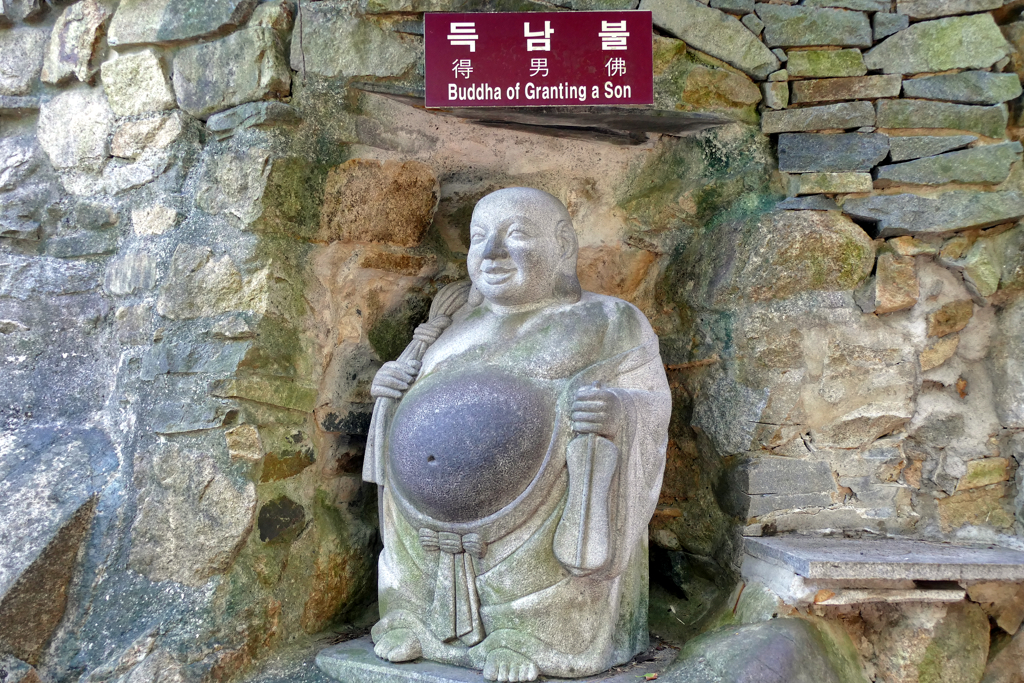 Statue at Haedong Yonggungsa Temple in Busan