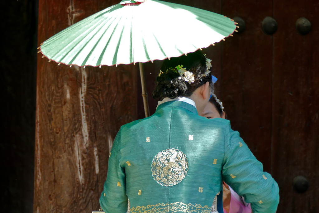 Lady in a Hanbok.