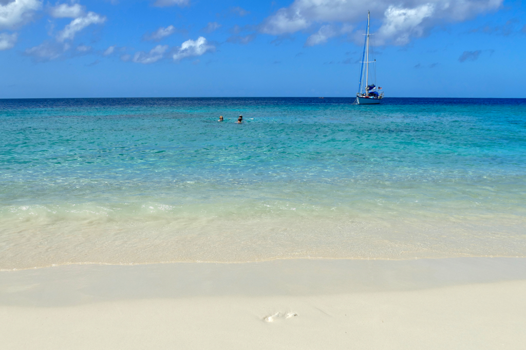 Curacao's northernmost paradise Playa Kalkí.