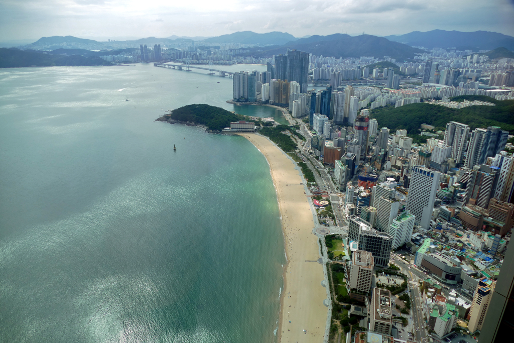 Haeundae Beach in Busan.
