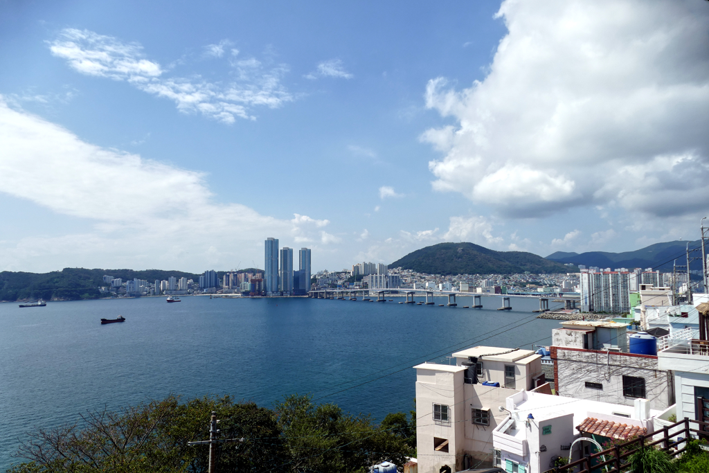 Panoramic view of Busan.