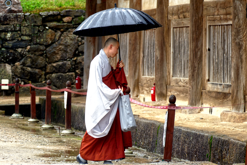 Monk at the Haeinsa Temple.