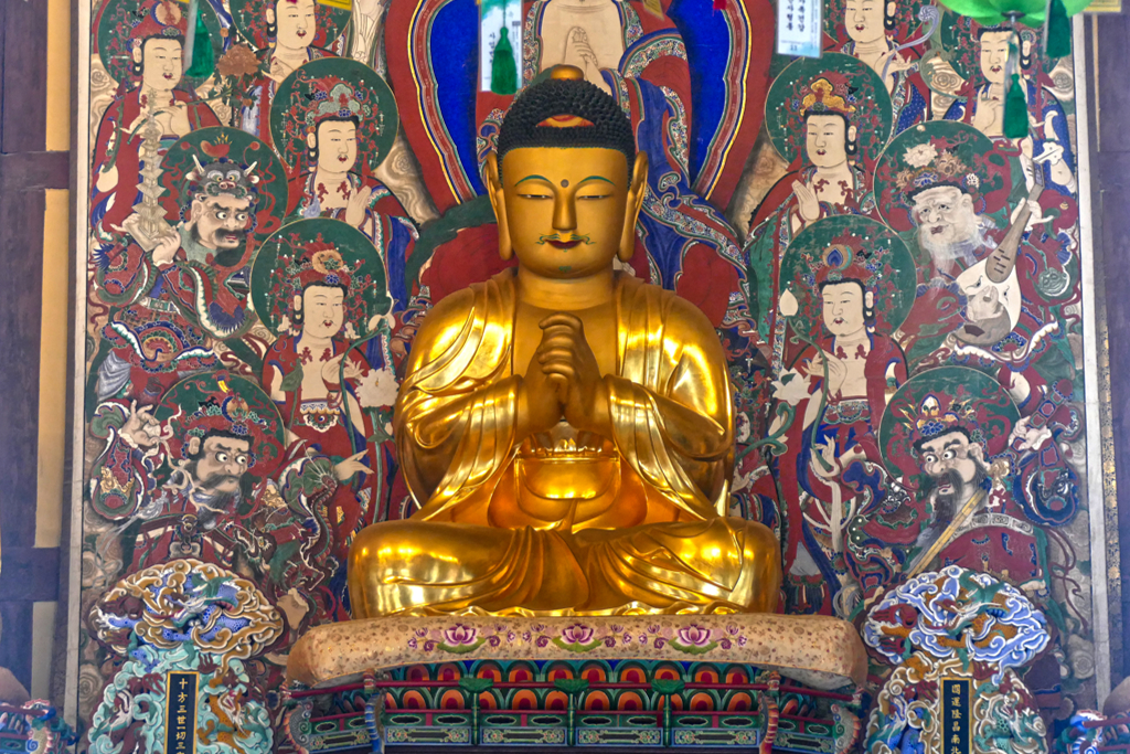 Buddha at the Haeinsa Temple.