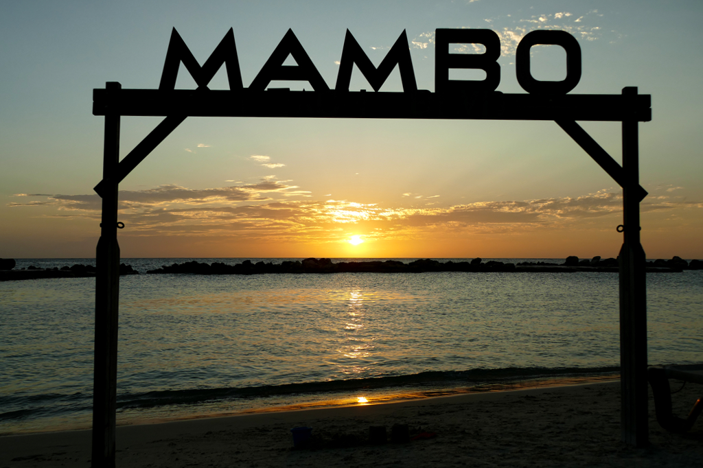 Mambo Beach in Curacao