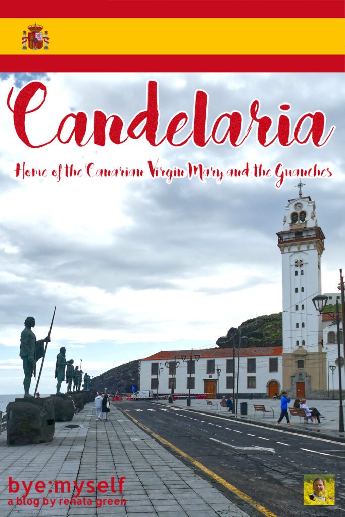 Candelaria is a town on the eastern coast of Tenerife and a place of adoration of the Canarian patron, the Virgin of Candelaria. But there's so much more to this charming town, and I'm introducing the must-sees in this post. #candelaria #tenerife #beaches #history #virginmary #patronsaint #canaryislands #spain #europe #daytrip #byemyself