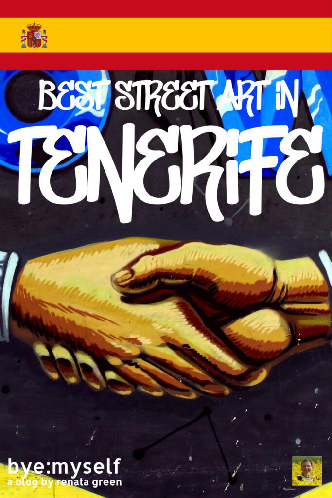 It's not just about beaches'n'volcanos: In this post, I'm introducing the best in street art the island of Tenerife has to offer. #streetart #urbanart #graffiti #murals #art #tenerife #canaryislands #canaries #lalaguna #santacruzdetenerife #santacruz #puertodelacruz #femalesolotravel #byemyself