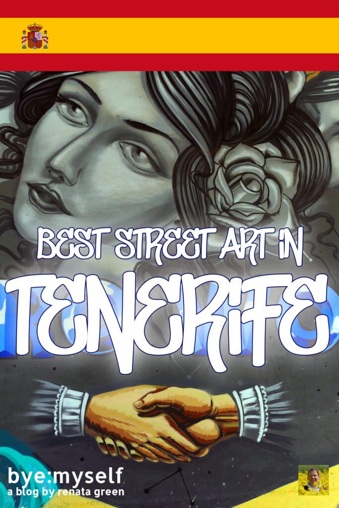 It's not just about beaches'n'volcanos: In this post, I'm introducing the best in street art the island of Tenerife has to offer. #streetart #urbanart #graffiti #murals #art #tenerife #canaryislands #canaries #lalaguna #santacruzdetenerife #santacruz #puertodelacruz #femalesolotravel #byemyself