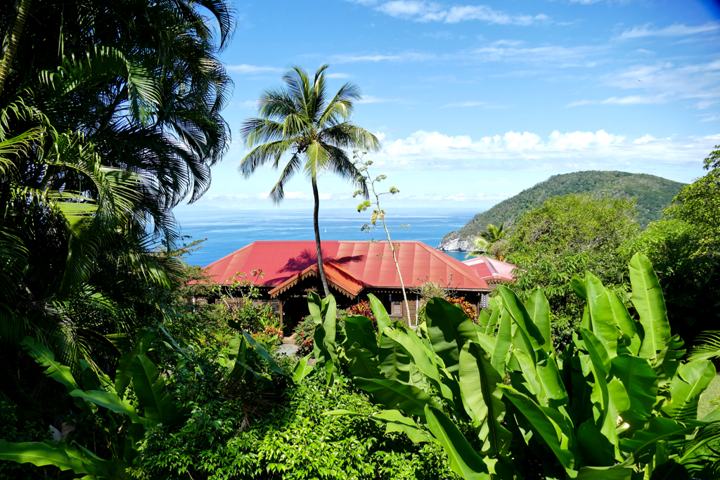 Deshaies in the northwest of Basse-Terre in Guadeloupe.