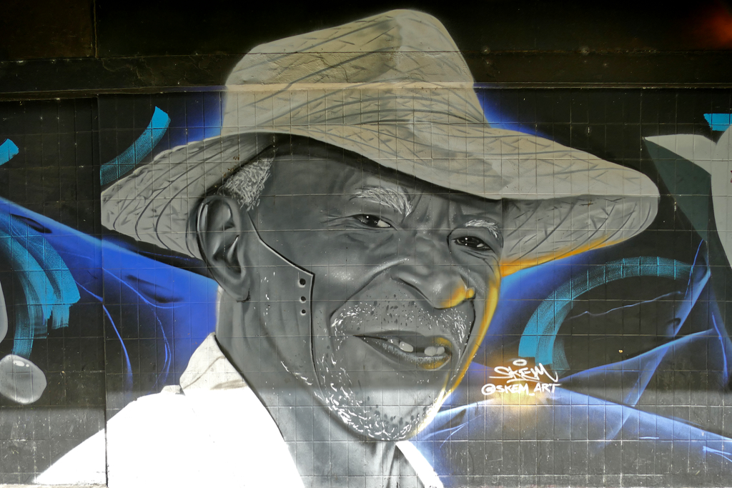 Best street art in Guadeloupe: Mural by SKEM