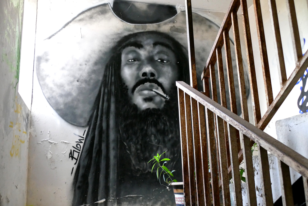 Mural at the CAC in Pointe-à-Pitre