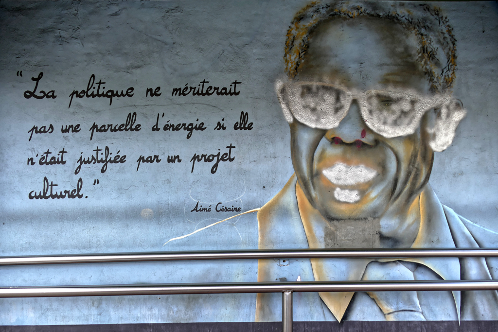 Mural of Aime Cesaire