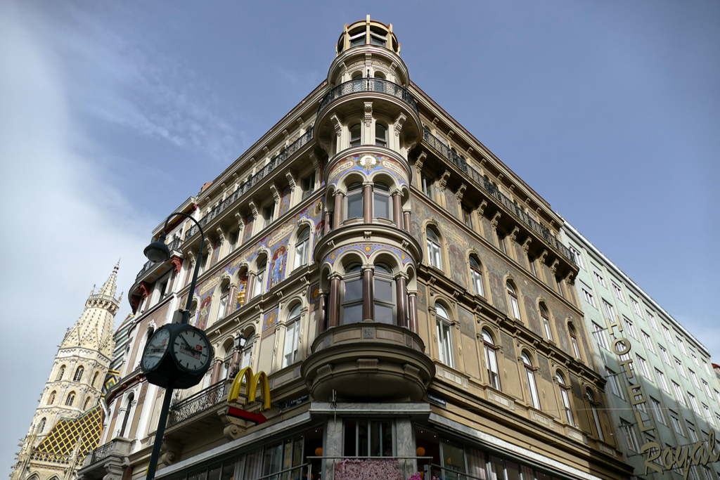 Building in the city center of Vienna.