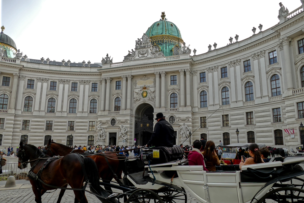 The so-called Michaeler tract is the north facade of the Hofburg, the former principal imperial palace of the Habsburg dynasty in Austria.